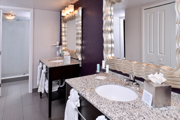 clarion inn and suites bathroom