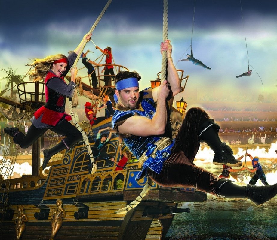 Rope Girl and Boy Pirates at Pirates Voyage