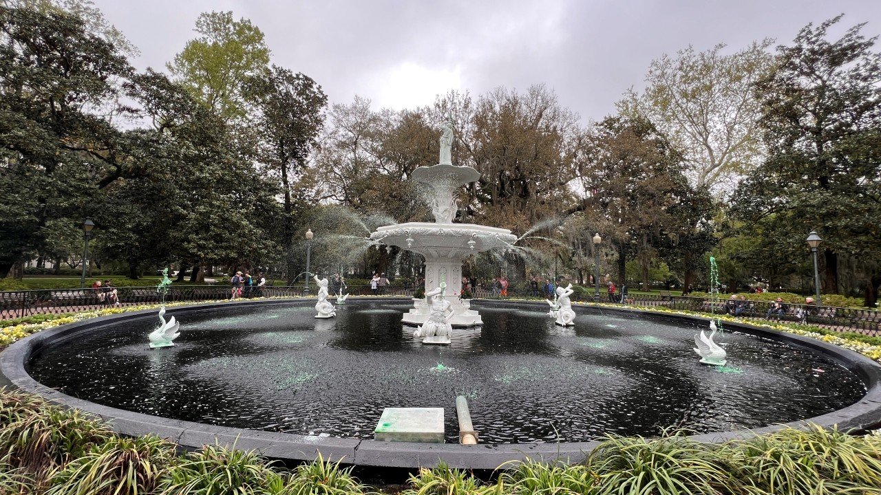 Forsyth park in Savannah Georgia
