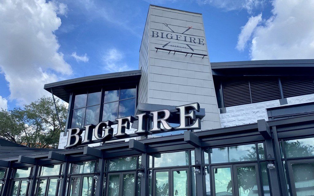 Big Fire restaurant at City Walk in Orlando Florida