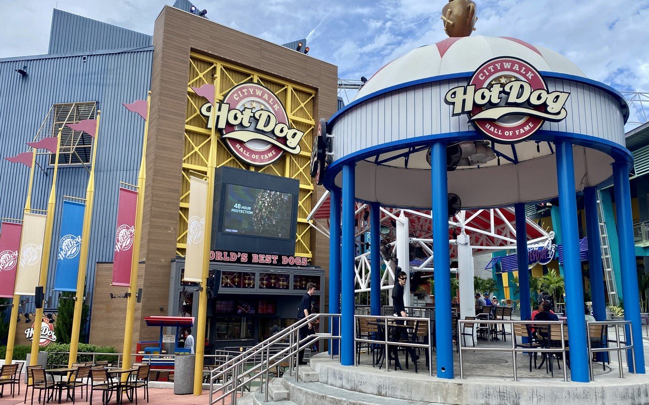 Hot Dog Hall of Fame at Citywalk in Orlando Florida