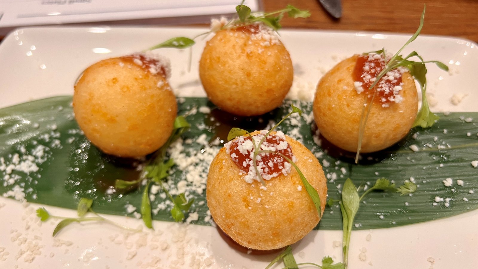 Arepitas at Bayshore Club in Miami