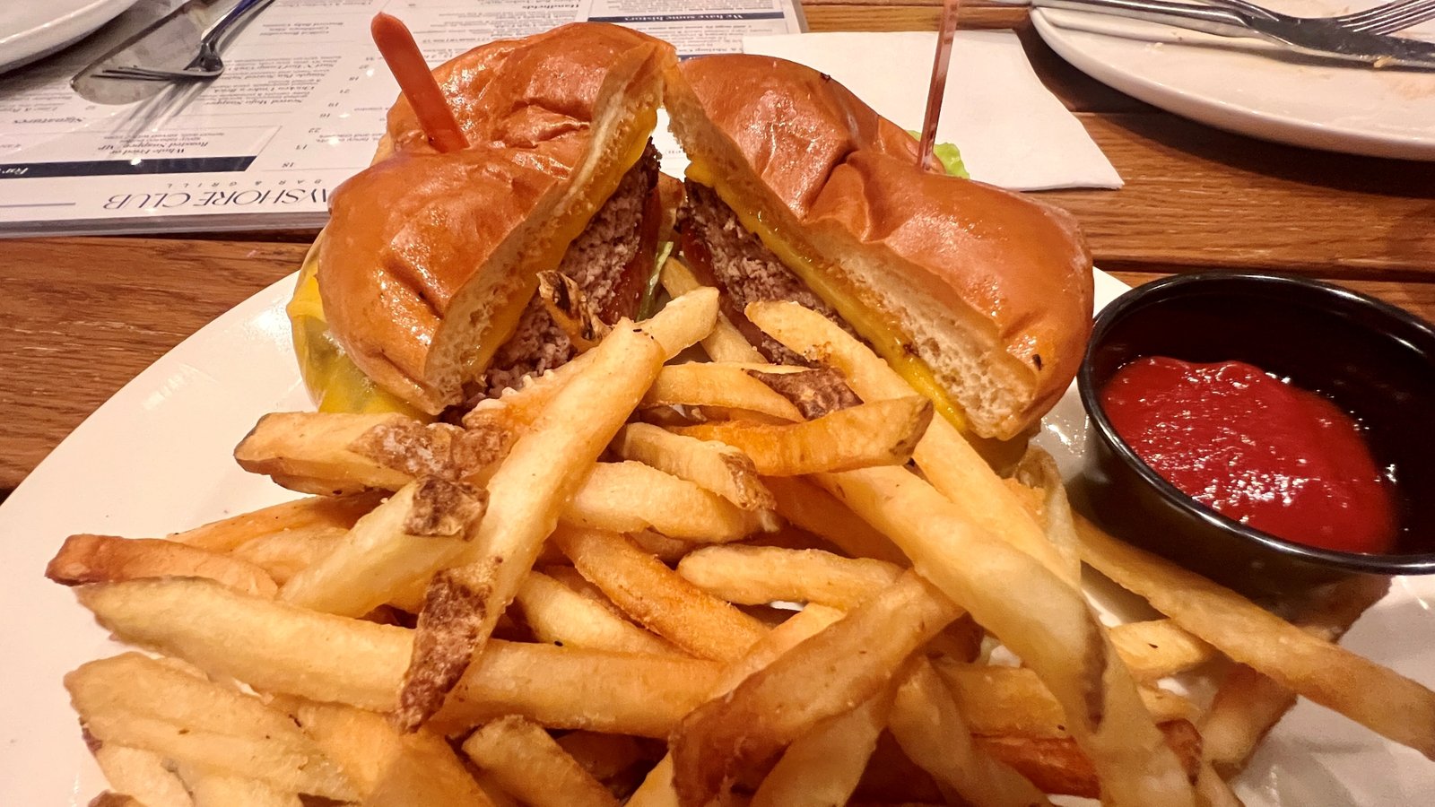 Bayshore Club Burger at Bayshore Club in Miami