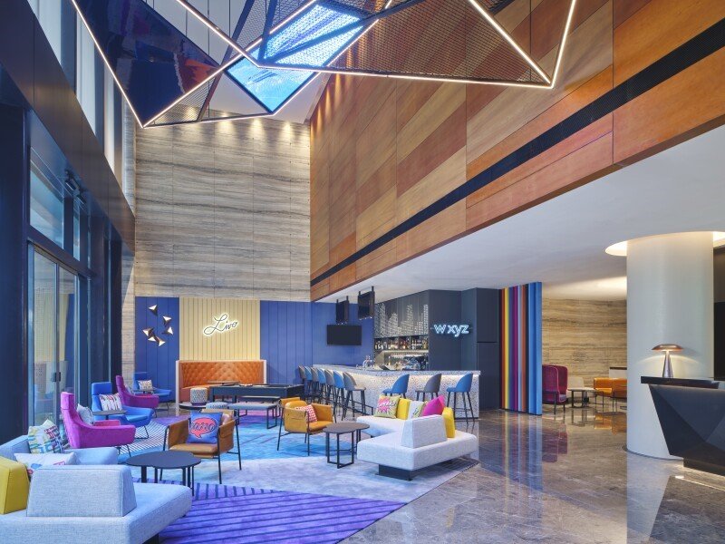 Aloft Singapore Novena Bar Area