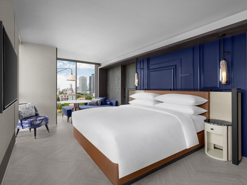 Bedroom at Madi Paidi Bangkok Autograph Collection Hotel
