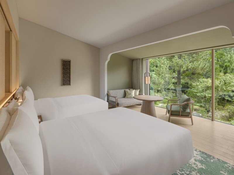 Bedroom at Shisui a Luxury Collection Hotel in Nara Japan